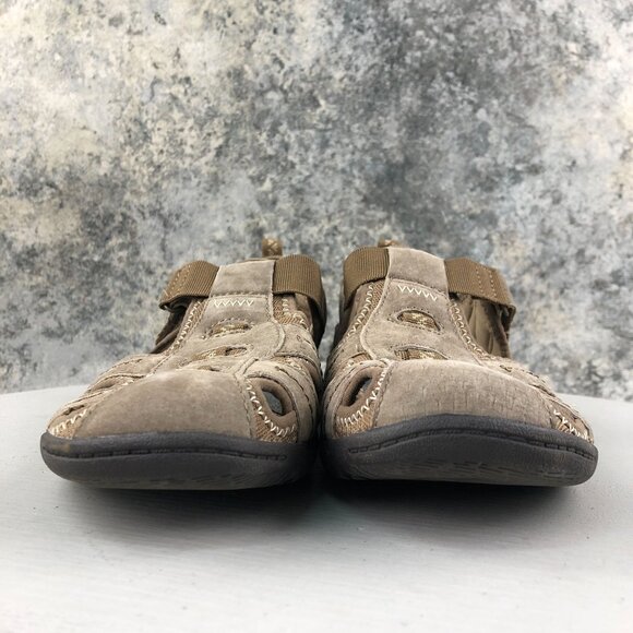 Earth Origins Women's Size 9M Camby Brown Leather Suede Low Casual Sporty Shoes - Picture 2 of 16